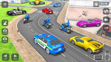 US Cop Duty Police Bike Chase ảnh chụp màn hình 1