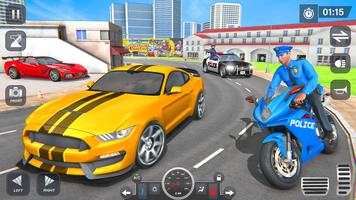 US Cop Duty Police Bike Chase ảnh chụp màn hình 2