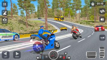 US Cop Duty Police Bike Chase ảnh chụp màn hình 3