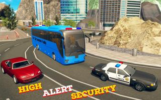 Poster Police City Coach Sim Bus Game