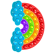 Rainbow Popit fidget đồ chơi