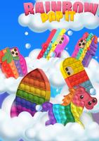 Regenbogen-Popit-Fieber Plakat