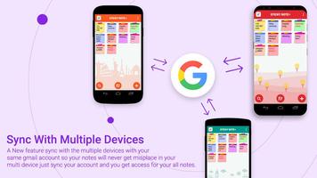 Sticky Note + : Sync Notes скриншот 1