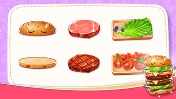 Burger Shop - Cooking Game fast-food restaurant captura de pantalla 2