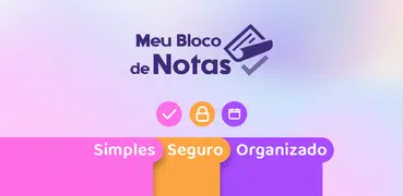 Meu Bloco de Notas Colorido