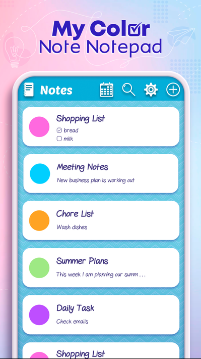 My Color Note Notepad screenshot 6