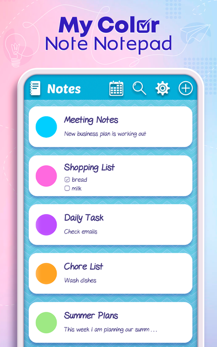 My Color Note Notepad screenshot 9
