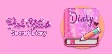Pink Glitter Secret Diary