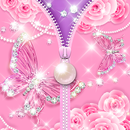 Reißverschluss für Sperrbildschirm Theme Diamant APK