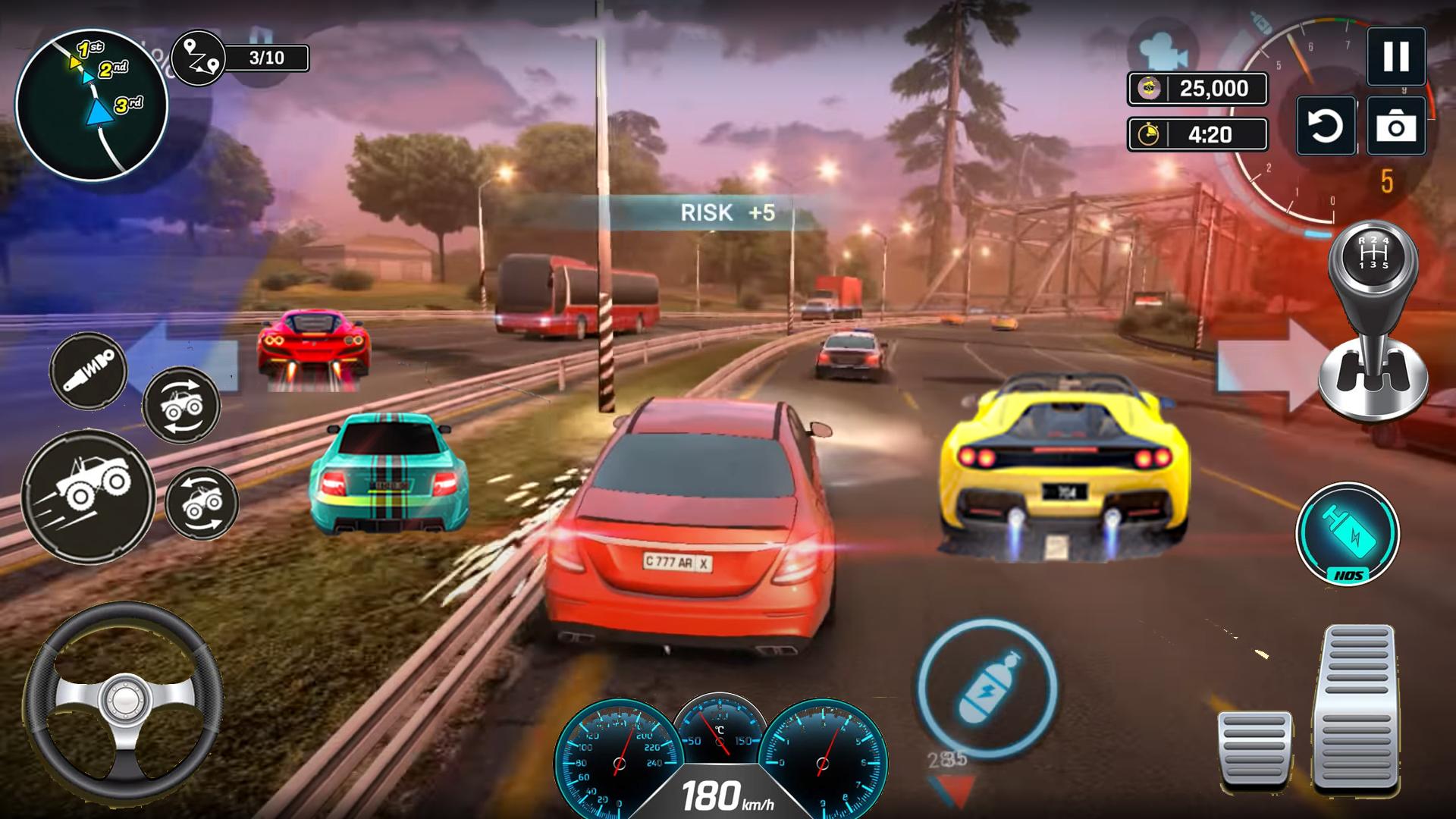 Android İndirme için araba yarışı oyunları 3d APK