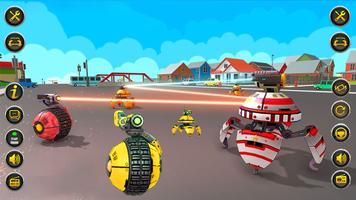 Robot Car Shooting Games 3D screenshot 1