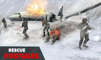 Snow Commando Shooting Games Cartaz