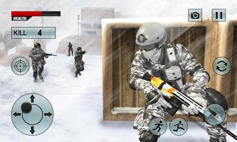 Snow Commando Shooting Games capture d'écran 1