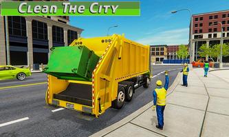 ville ordures camion Jeux 3D capture d'écran 1