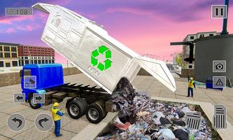 ville ordures camion Jeux 3D capture d'écran 2