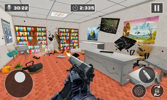 Destroy Office- Relaxing Games capture d'écran 1