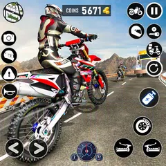 バイクレースゲームダートバイクゲーム オートバイのゲーム アプリダウンロード