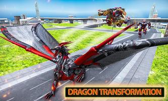 Dragon Robot War Car Transform imagem de tela 2