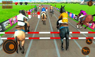 Mounted Horse Racing Games পোস্টার