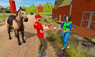 Mounted Horse Riding Pizza screenshot 1