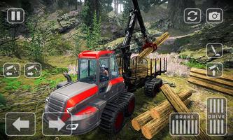 Holzfäller-Simulator-LKW-Sim Plakat