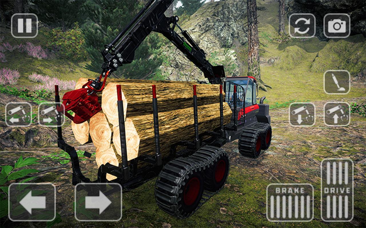 Bucheron Simulateur Un Camion Conduite 3d Jeu Pour Android Telechargez L Apk - le meilleur bucheron roblox woodcutting simulator