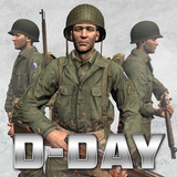 D-Day World War 2 Army Games icône
