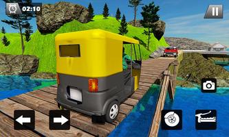 Jogos direção rickshaw offroad Cartaz