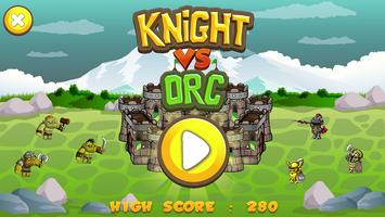 Knight vs Orc poster