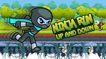 Ninja Run Up and Down Affiche