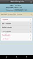 ESS Mobile Timesheet imagem de tela 1