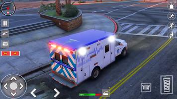 Ambulance Driver Simulator تصوير الشاشة 1