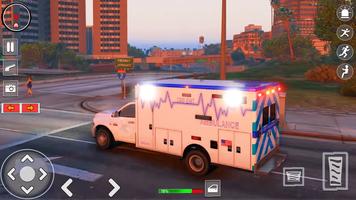 Ambulance Driver Simulator captura de pantalla 2