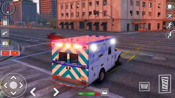 Ambulance Driver Simulator captura de pantalla 3