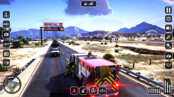 Fireman Game: Emergency Games 海报