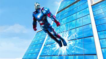 Iron Hero: Superhero Fight 3D تصوير الشاشة 1