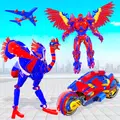 Flying Ostrich Robot Transform Bike Robot Games