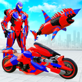 Robot Shark Attack: Transform Robot Shark Games