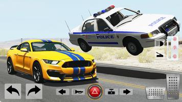 American Fast Police Car Drive Ekran Görüntüsü 1