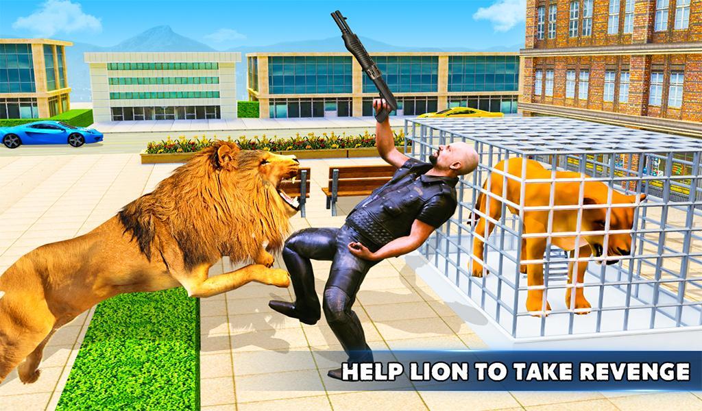 Angry Lion City Attack Wild Animal Games 2020 For Android Apk Download - lion knight roblox for the home knight lion character
