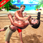 Beach Wrestling Revolution: 3D New Fighting Game icône