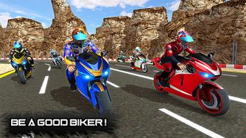 Racing Motor Bike: Real 3D Moto Bikes Traffic Ride capture d'écran 1