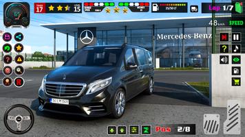 驾驶模拟器汽车游戏 3D: 汽车驾驶学校游戏 3d 海报
