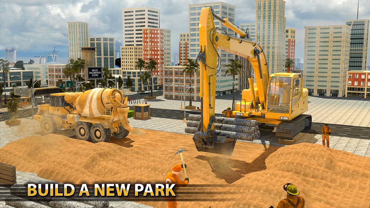 Строительство Парка Тренажер Игры Детскую Площадку Для Андроид.