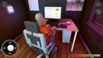 Net Cafe Simulator Gamers Life Poster