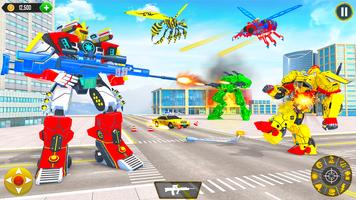Bee Transform Robot Car Game स्क्रीनशॉट 1