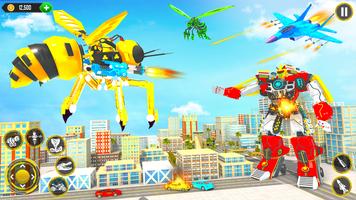 Bee Robot Transform Mech Game スクリーンショット 2
