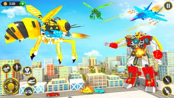 Bee Robot Transform Mech Game স্ক্রিনশট 2