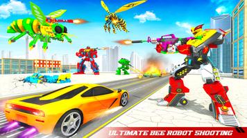 Bee Robot Transform Mech Game imagem de tela 3