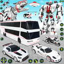 jeu voiture robot bus scolaire APK